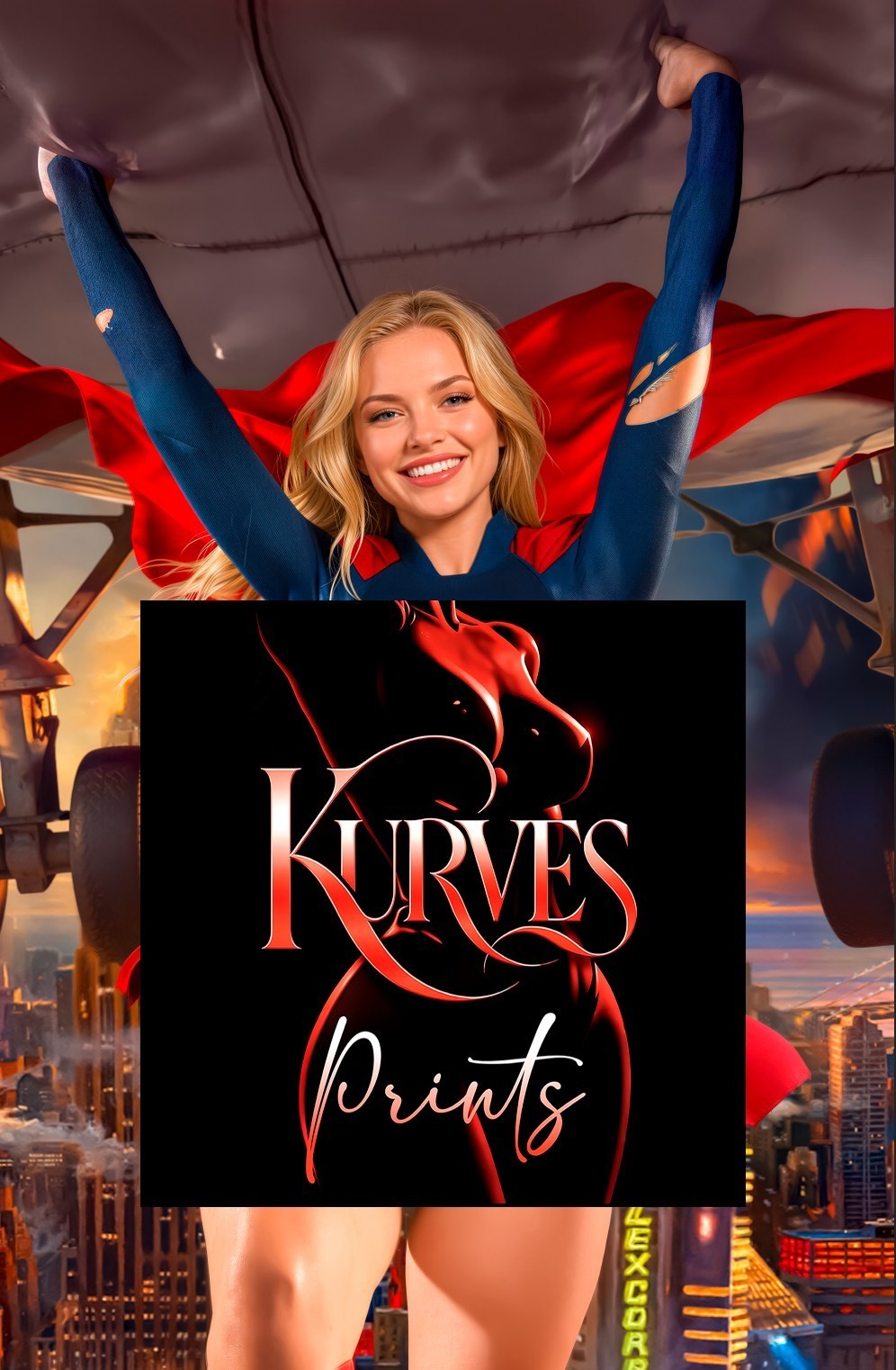 SUPERGIRL V7 | VIRGIN NOTI | SINGLE COVER PRINT | KURVES COMICS