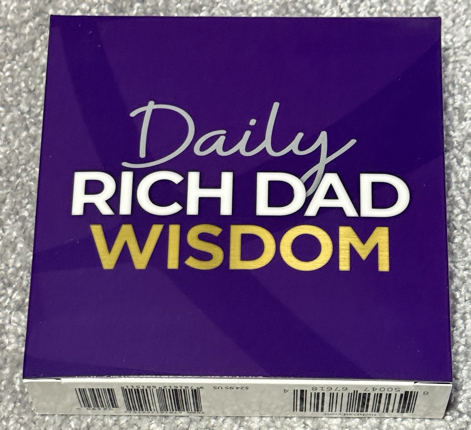 Daily Rich Dad Wisdom 365-Day Perpetual Box Calendar - NEW