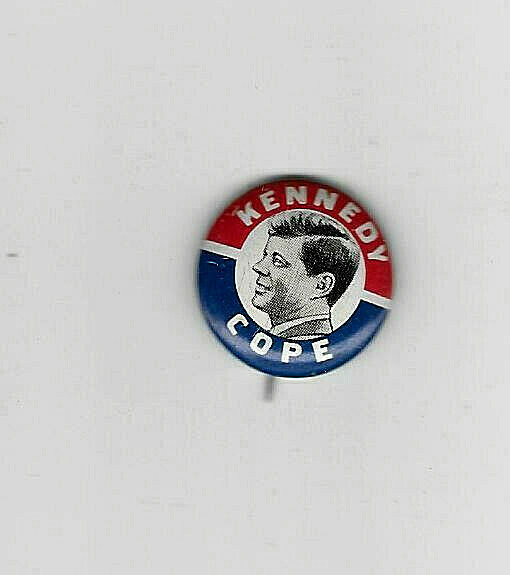 Vintage 1960 John F Kennedy COPE Committee on Political Education Button