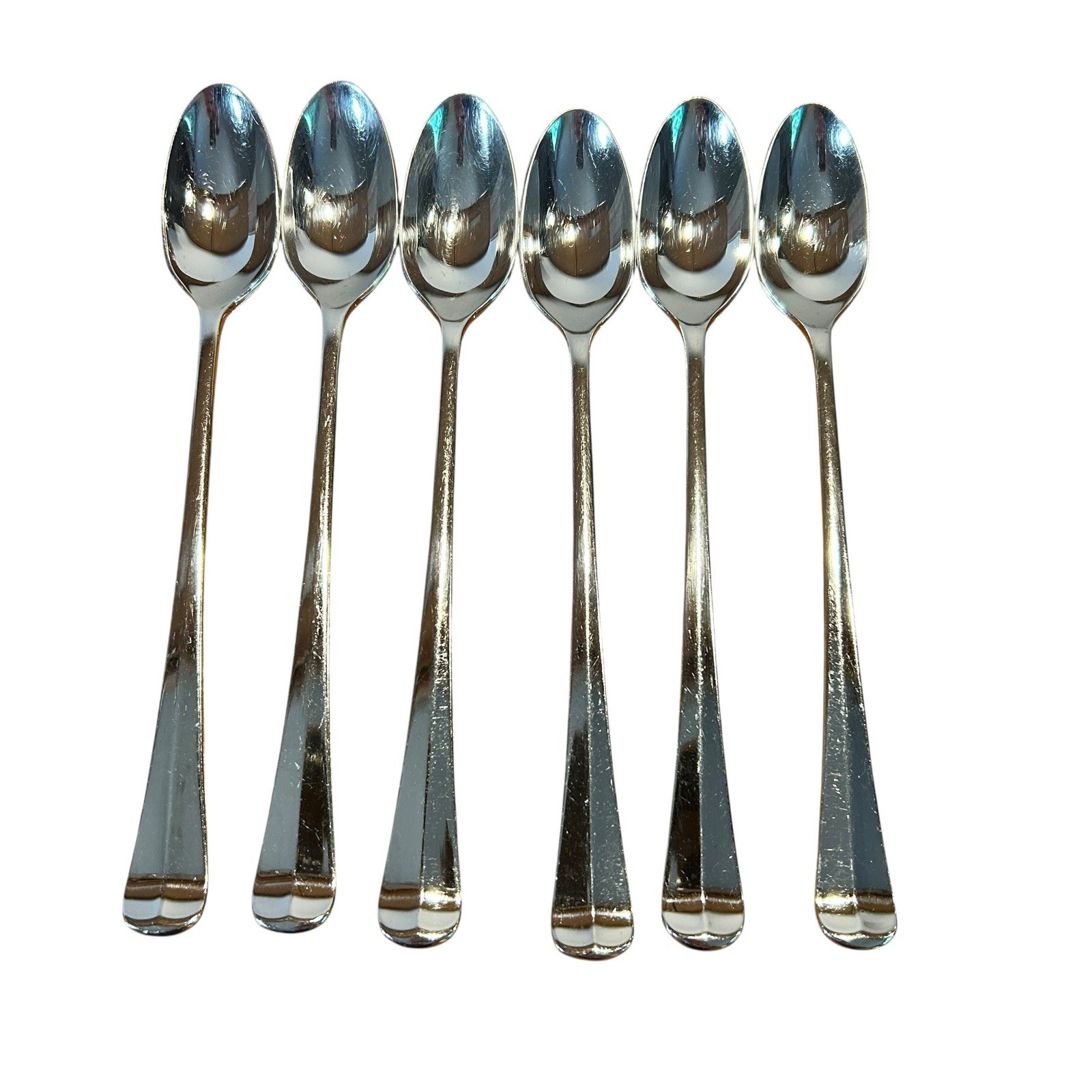 Lenox Williamsburg Royal Scroll Stainless Steel Iced Tea Spoon Korea Set Of 6