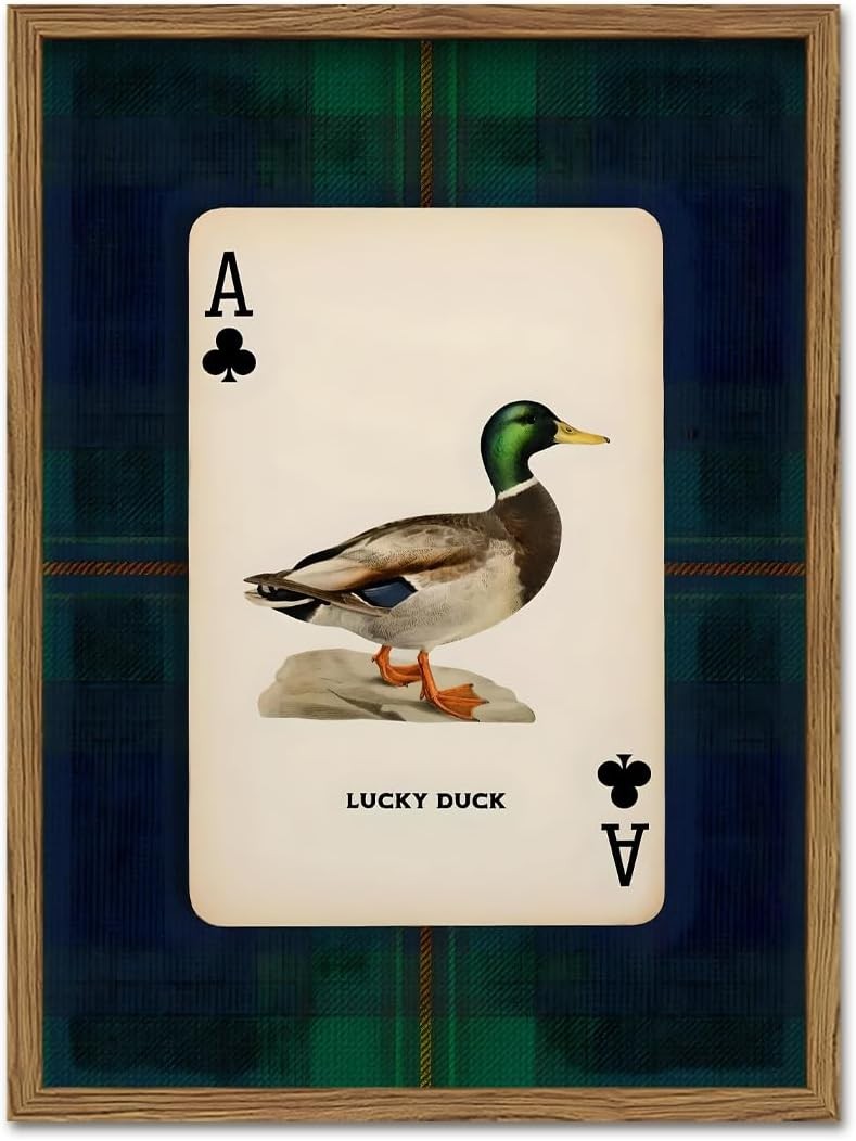 Vintage Mallard Duck Wall Art Cottage Core Hunting Lucky Duck Wall Decor Picture Vintage Mallard Duck Wall Art Cottage Core Hunting Lucky Duck Wall Decor Picture