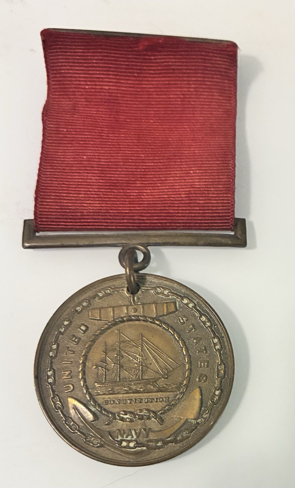 U.SS. TACOMA 1913 CHARLES S.SEELY NAVY GOOD CONDUCT MEDAL