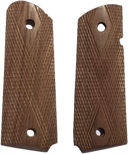 WWII US Army Original M1911 / 1911 .45 Colt Walnut Wood Pistol Grips