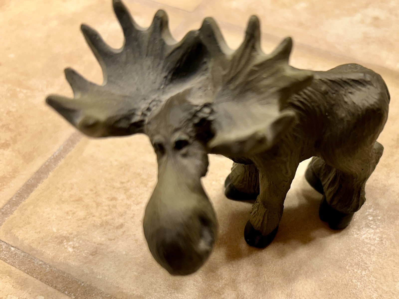 Vtg Montana  Big Sky Carvers Presents 3” MOOSE Figurine Mountain Mooses 2005