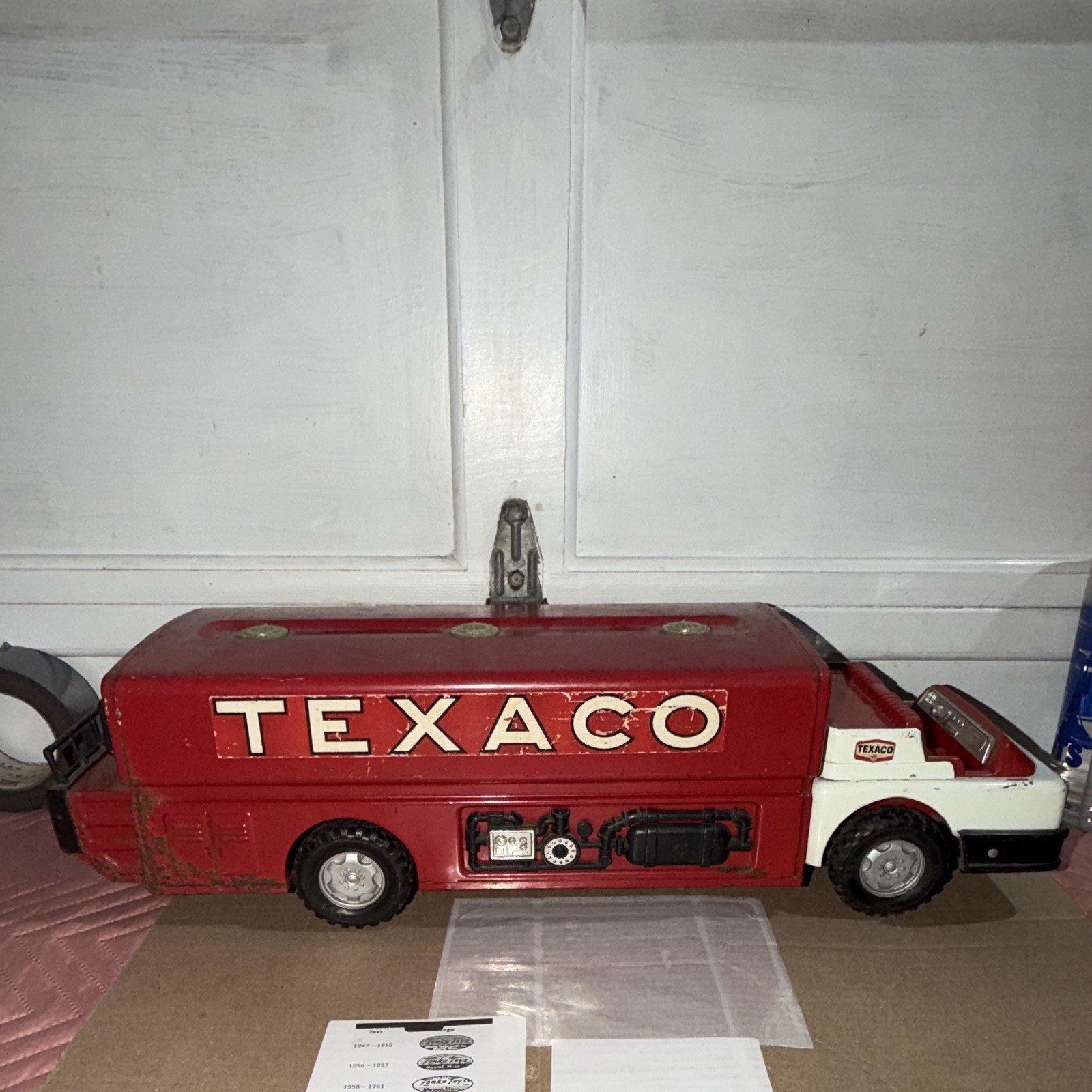 Vintage 1960\'s Texaco Jet Fuel Truck Pressed Steel 24\