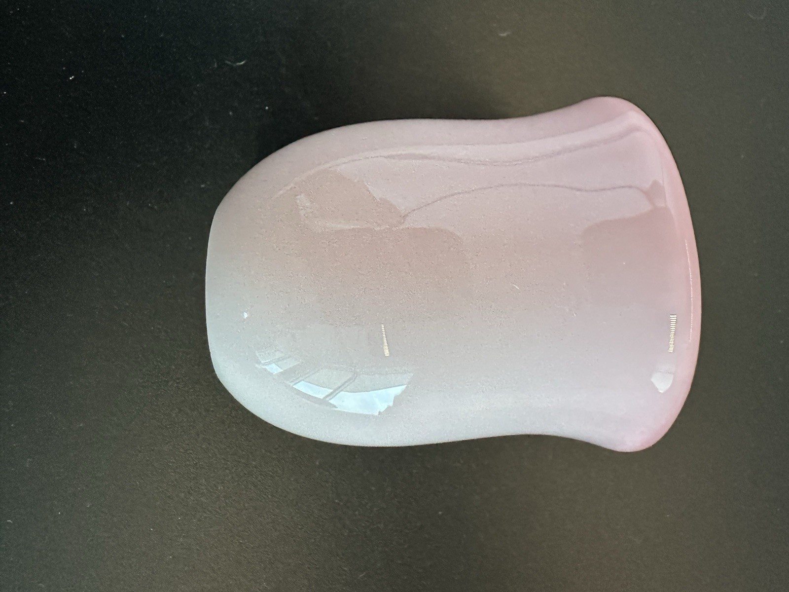 Beautiful Pink Handmade Terry Crider 1978 Toothpick Holder 