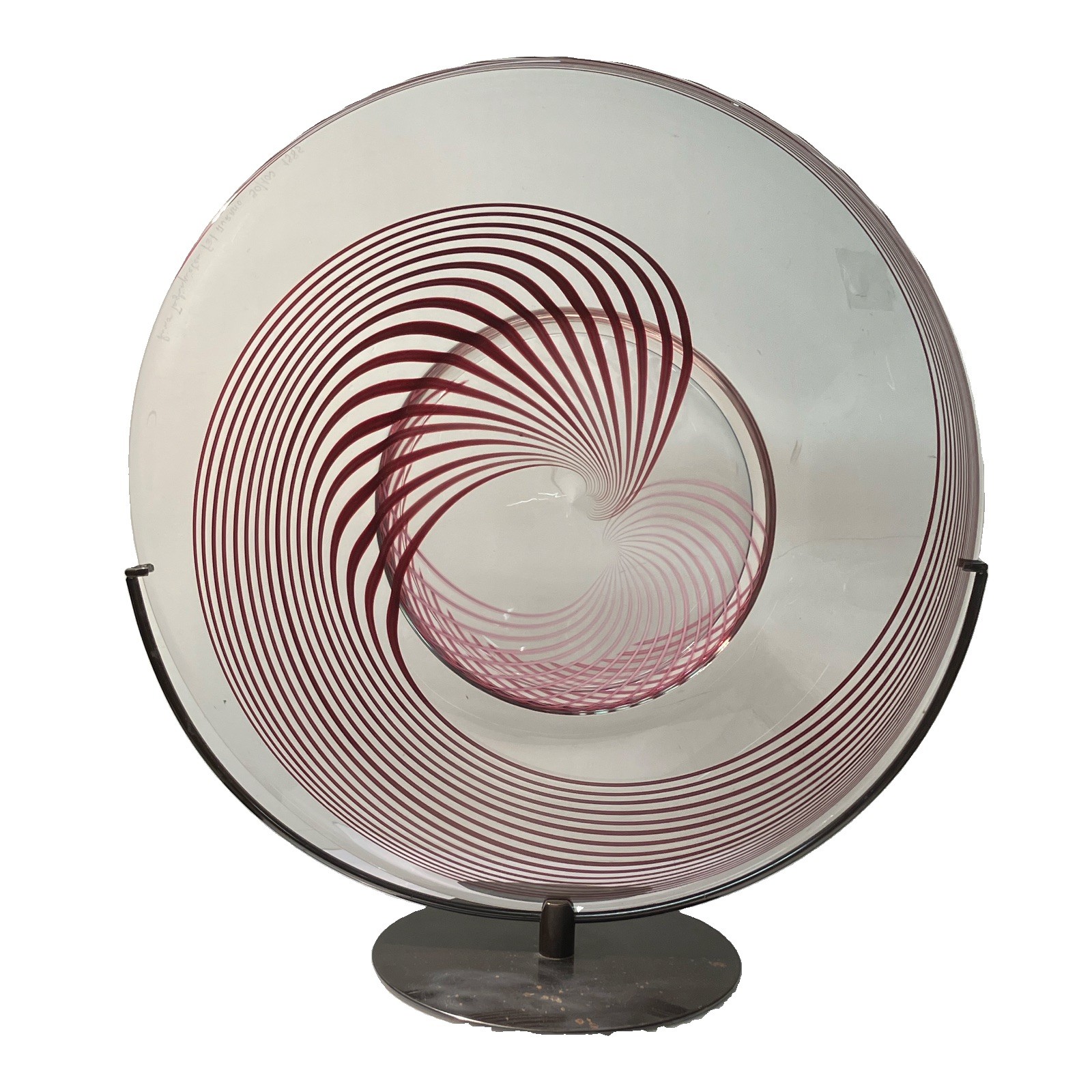 Saturno by Lino Tagliapietra Murano Italy 1985 Blown Glass Sculpture