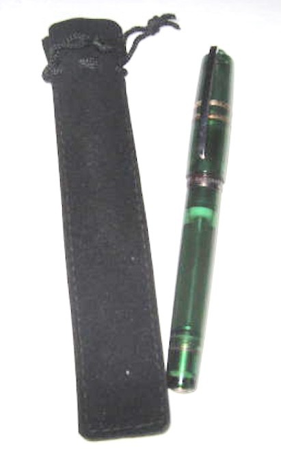 Visconti Homo Sapiens Demo Stones Fountain Pen Dark Emerald 14K CSI Medium Nib
