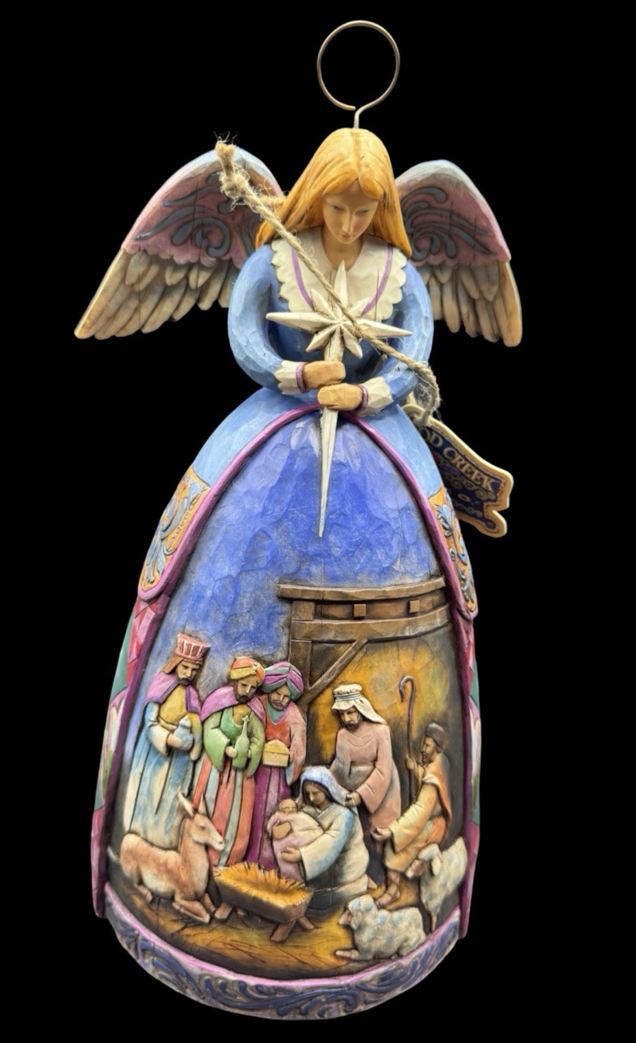Jim Shore 4003273 A Star Shall Guide Us Angel Nativity Heartwood Creek Figure
