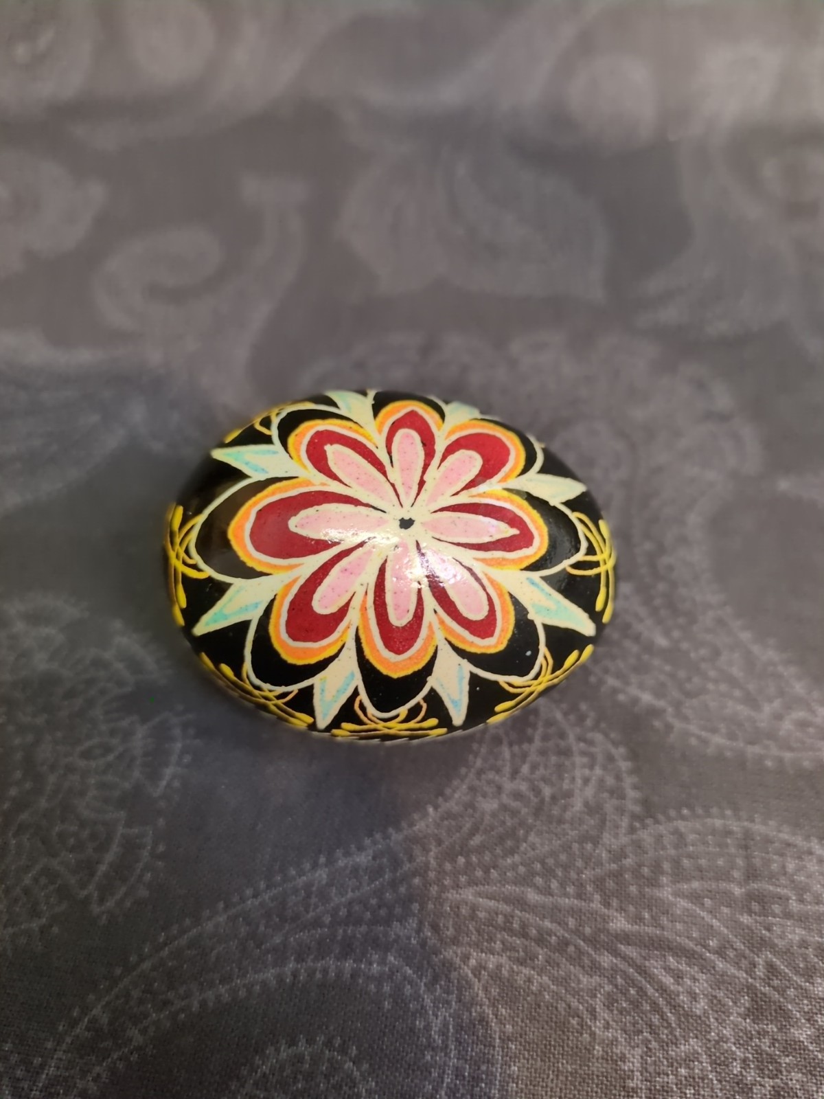 Vintage Real Ukrainian Pysanky Chicken Pysanka High Quality Easter Egg Hand made