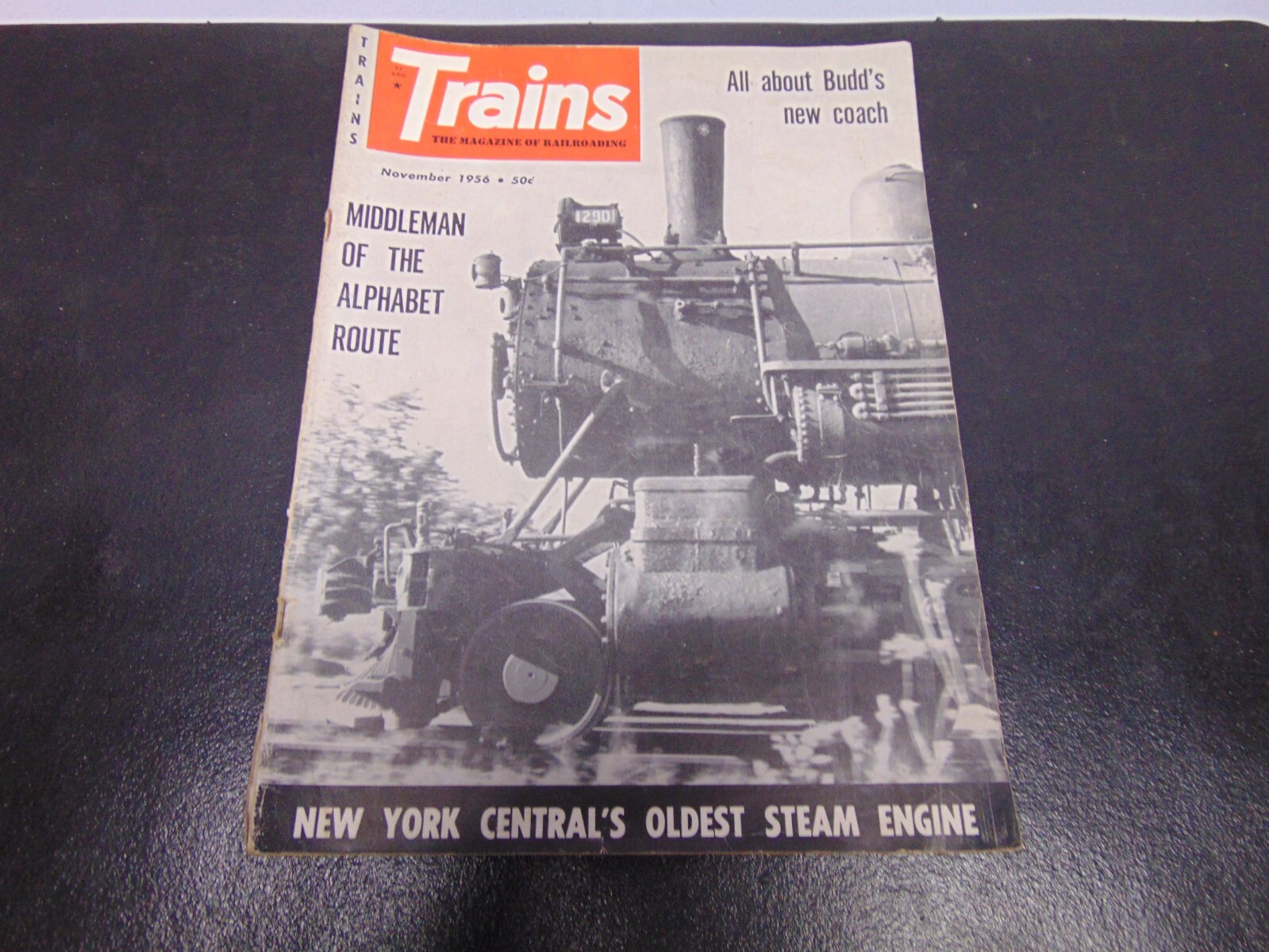 1956 Nov Trains Railroading Magazine NY Centrals Oldest Steam Engine Budd's
