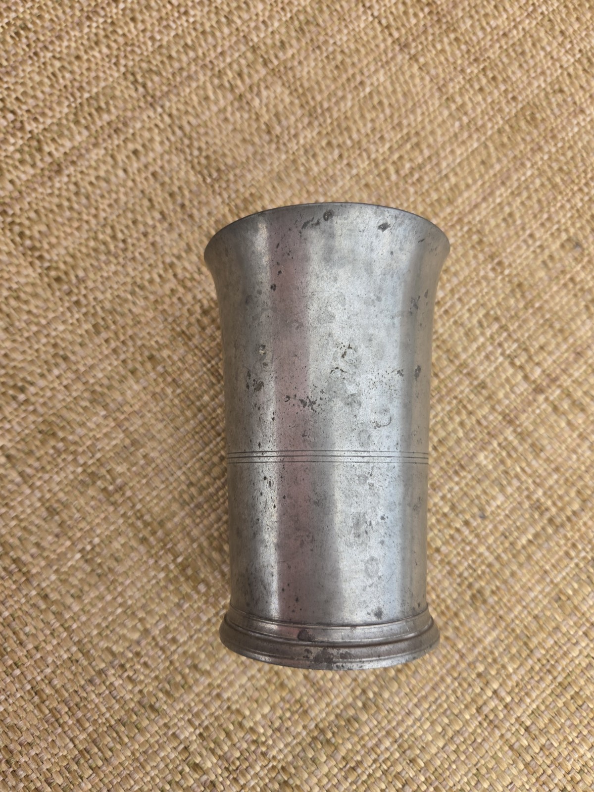 Antique 19th C. American New York City Timothy Boardman & Co. Pewter Beaker