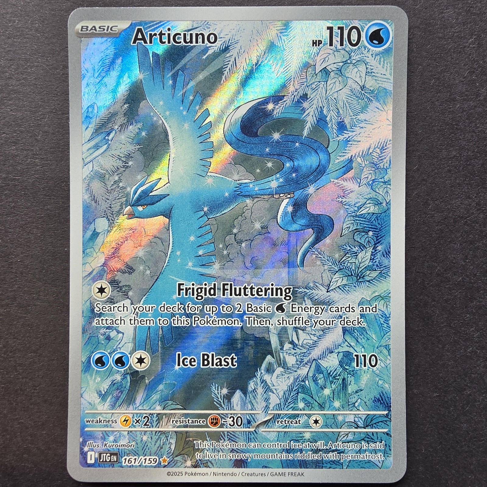 Articuno 161/159 S&V Journey Together Illustration Rare Pokemon TCG English Card