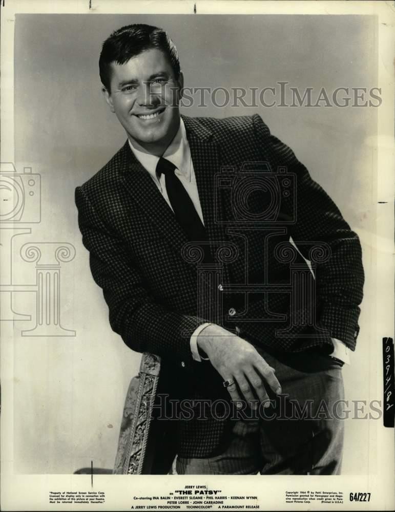 1964 Press Photo Actor Jerry Lewis stars in \