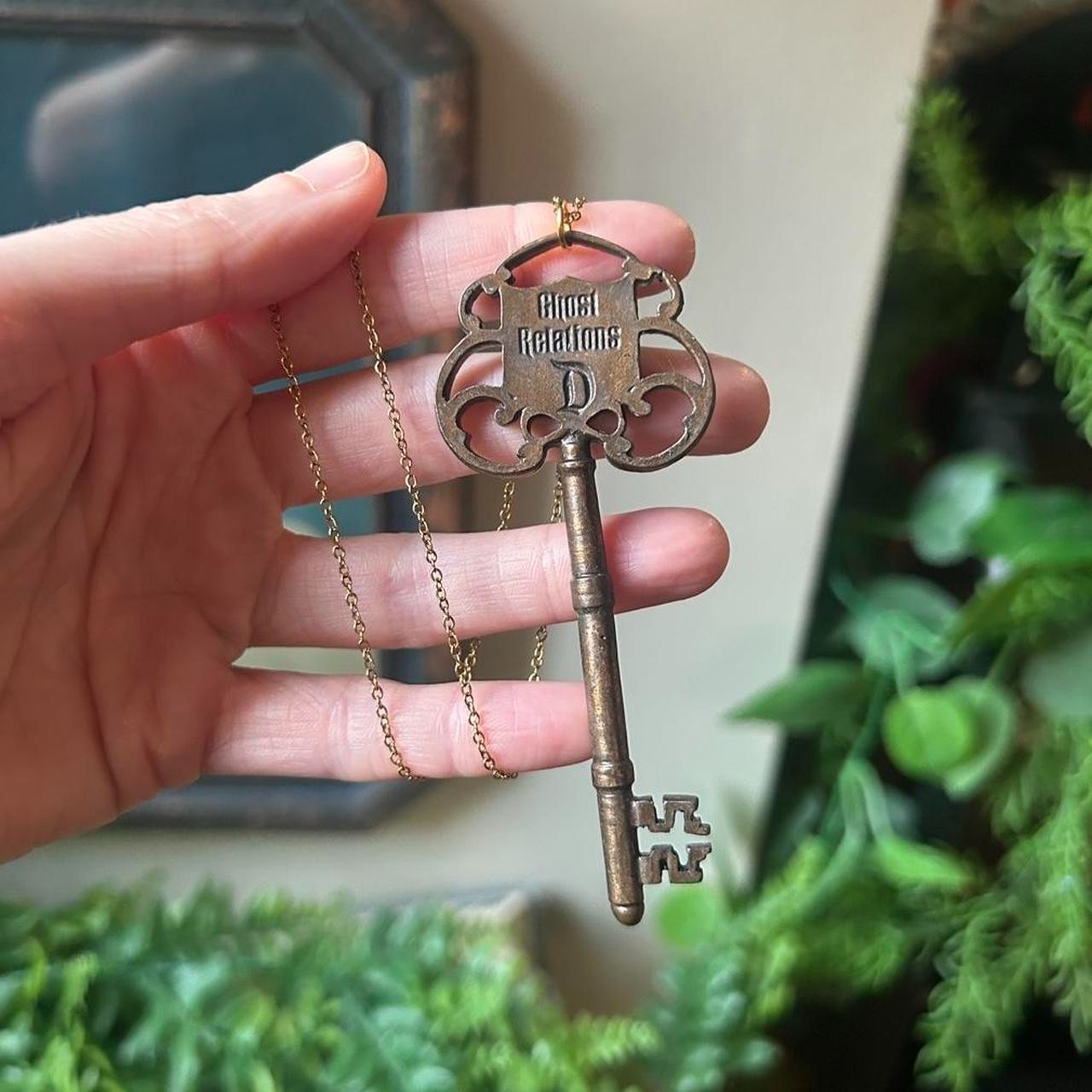 Disney's Happiest Haunts Tour Ghost Relations Key Necklace