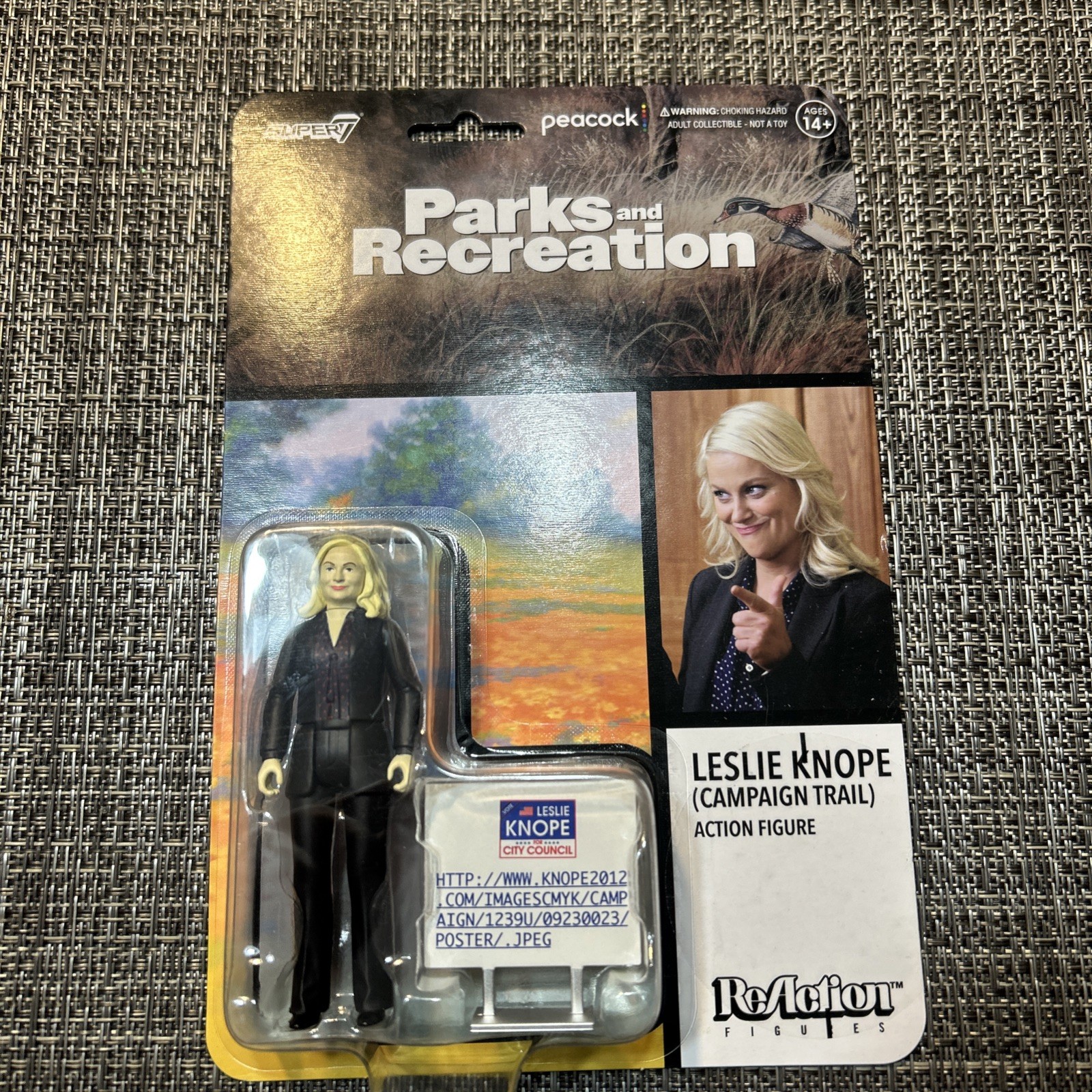Leslie Knope (Campaign Trail) Parks And Recreation Super7 Reaction Action Figure