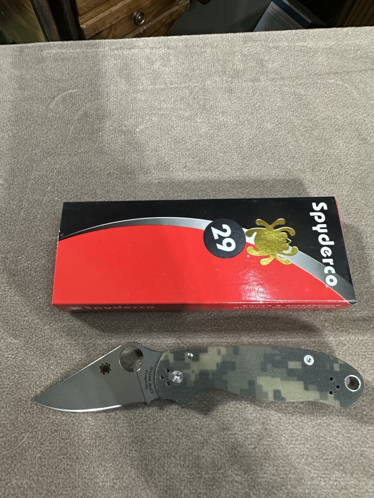 Spyderco C223GPCMO 2.95 inch Pocket Knife