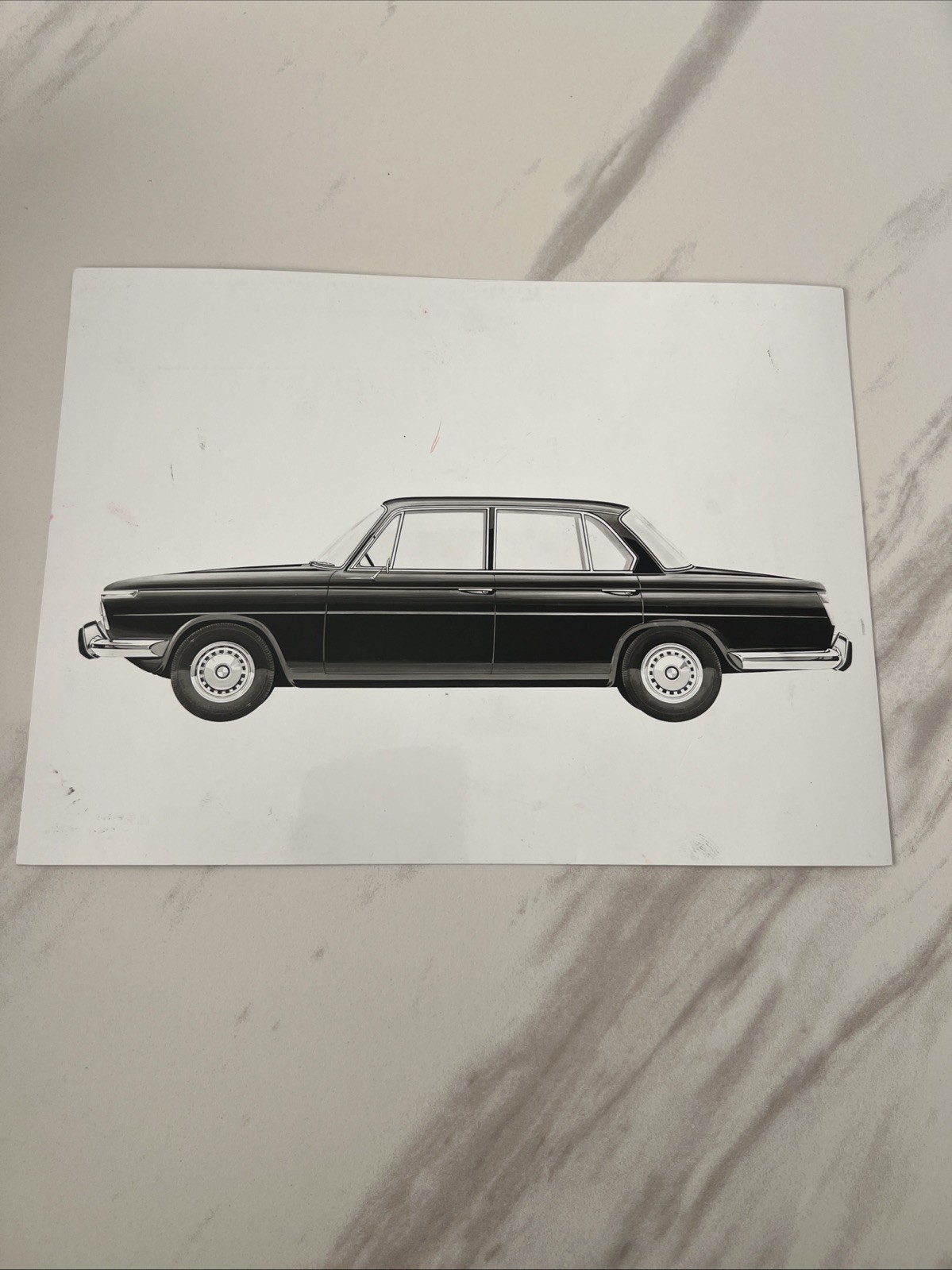 Original period photo photo press factory photo BMW 1500 1961 Munich