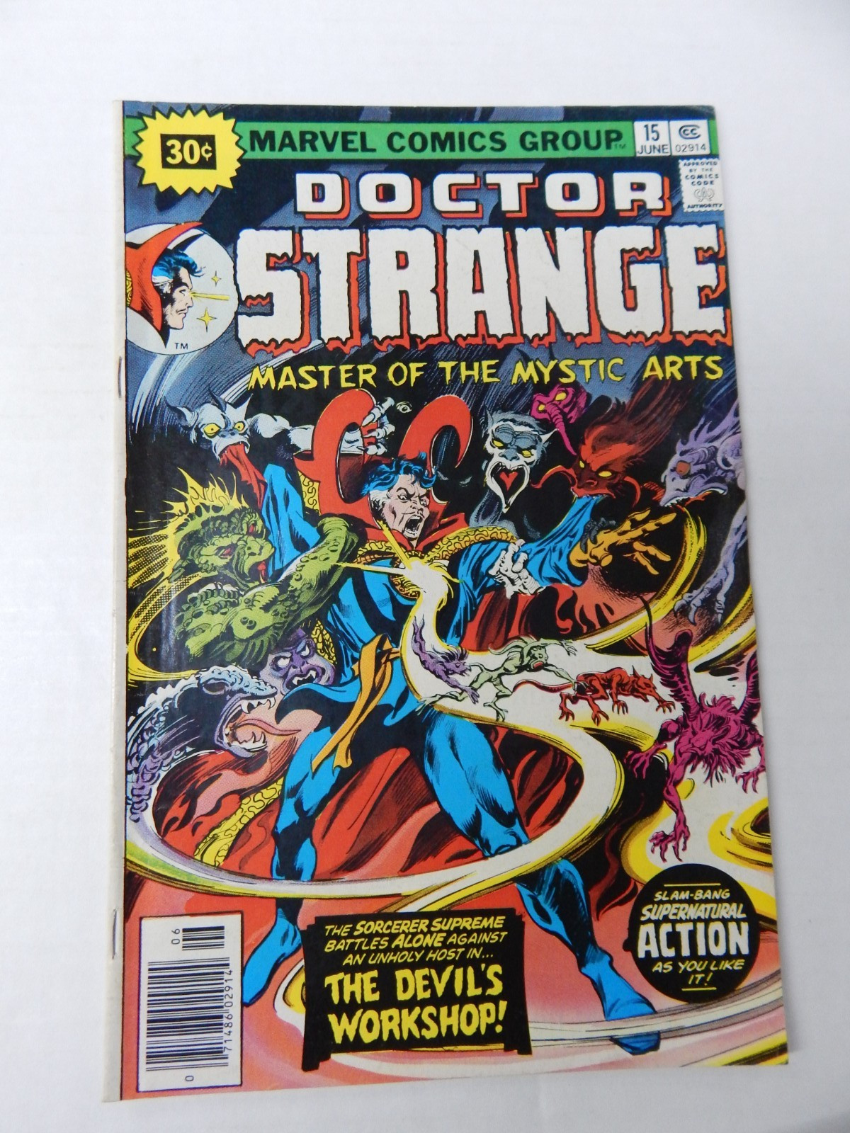 Doctor Strange #15 30 Cent Variant (Marvel Comics June 1976)