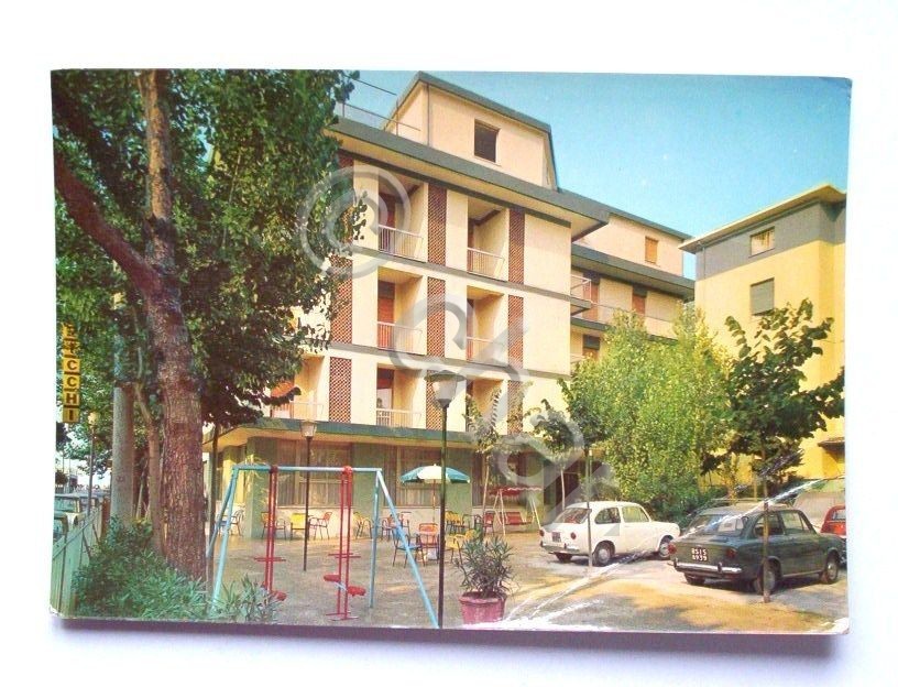 Postcard S. Giuliano Mare - Pensione Ricchi 1978
