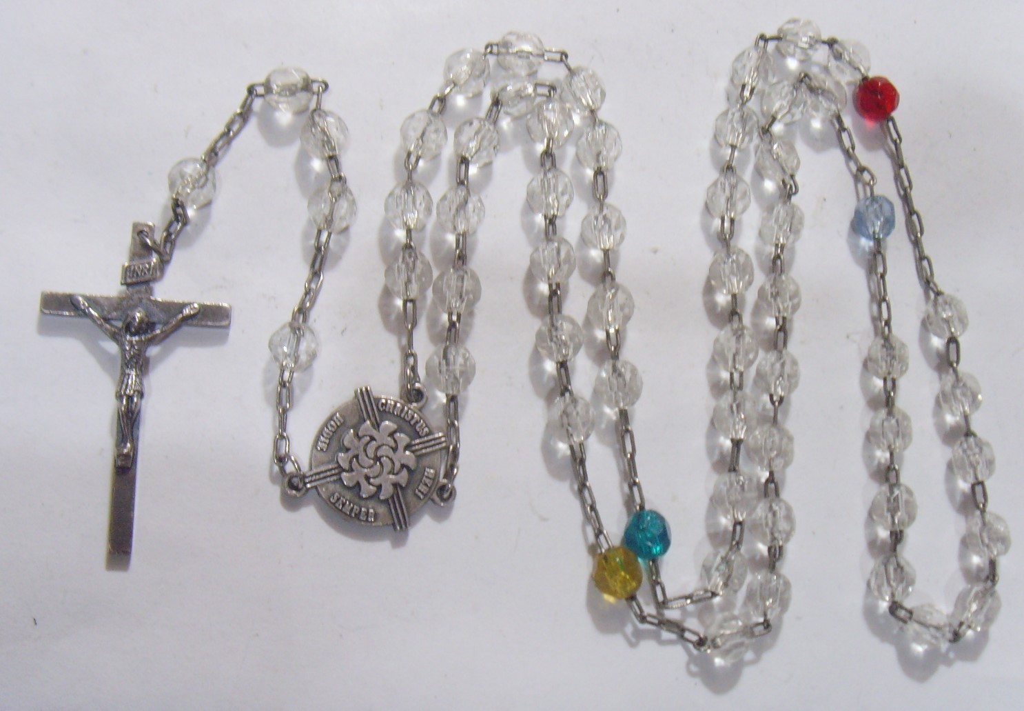 vintage jubilee year 2000 religious catholic rosary Heri Hodie Semper EL1095