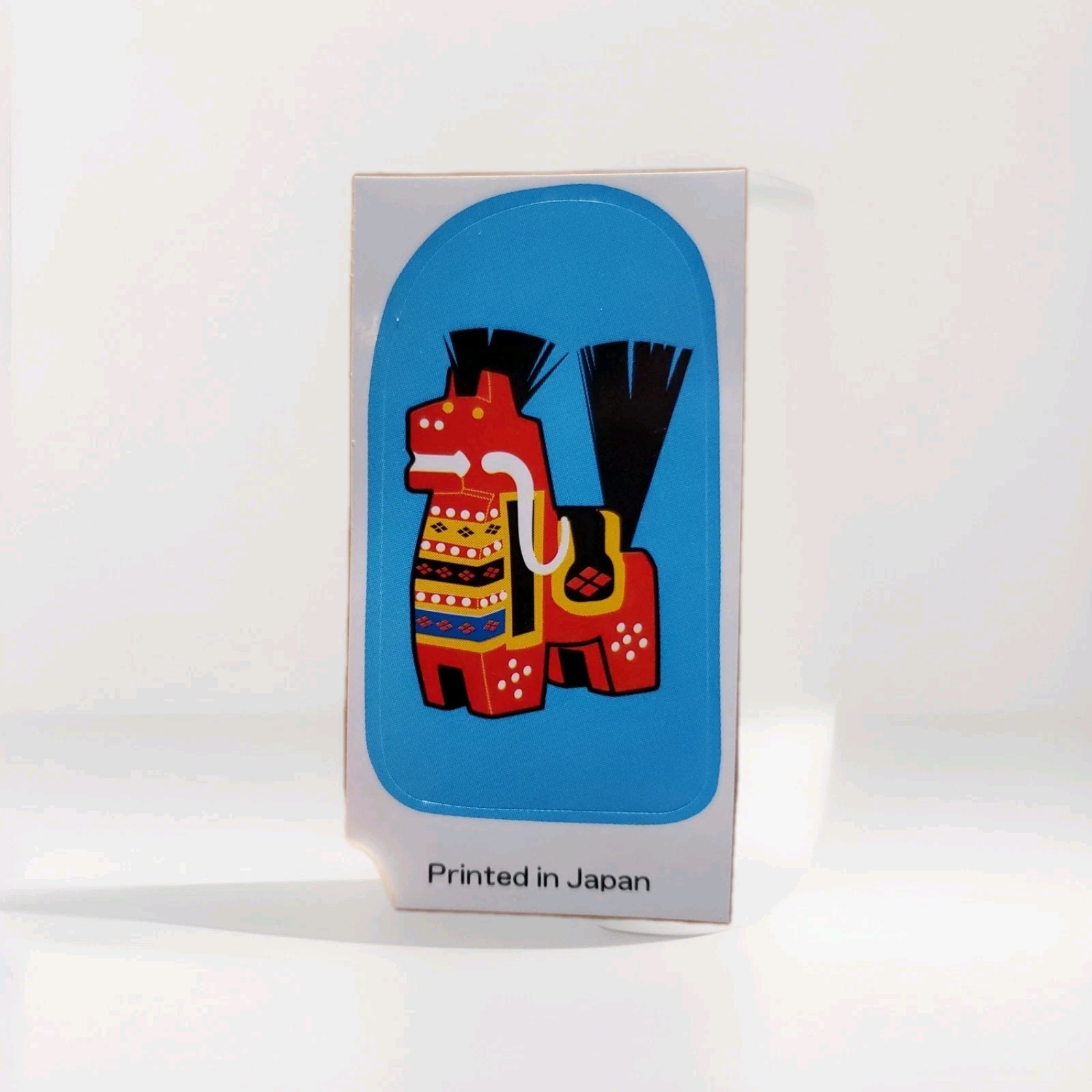 Hachinohe Yawata-uma Traditional Japanese wooden horse folk art sticker New