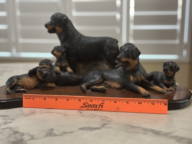 Rottweiler Family includes Male, Female and 4 pups