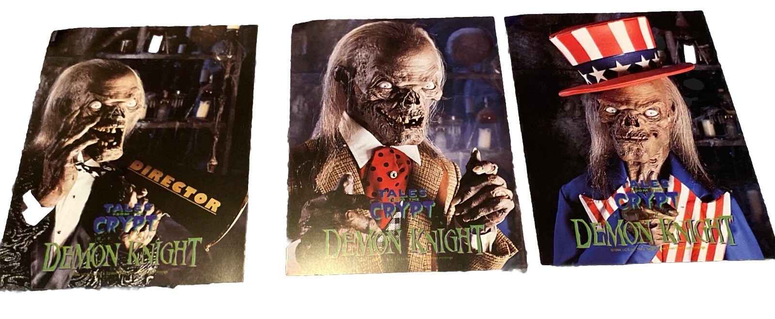 Vintage Universal Studios Tales From The Crypt Keeper Postcards Demon Night 90’s