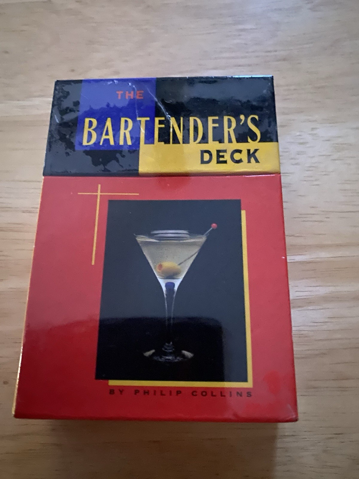 VTG The Bartenders Deck. 50 Cards w/ Cocktail Recipes & Photos Brand New Sealed