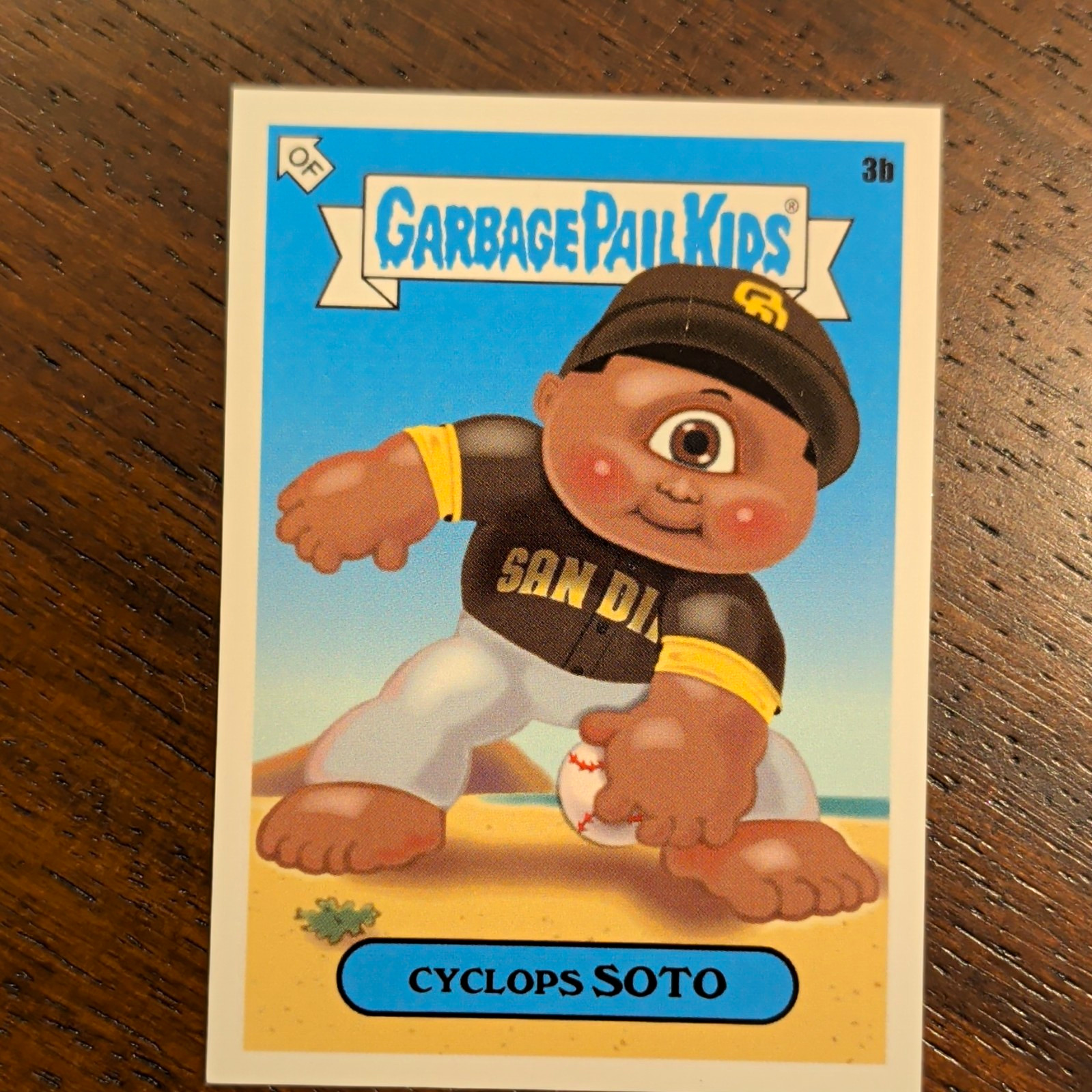 2019 Topps Garbage Pail Kids Keith Shore Cyclops Soto Juan Soto Card #3b