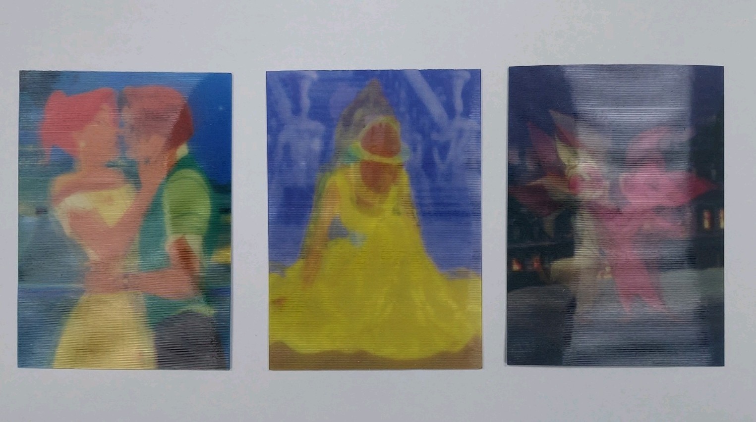 Upper Deck Anastasia 3-D Motion Lenticular Chase Card Set Of 3 NM Condition 