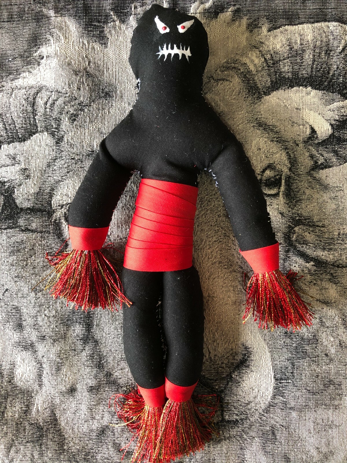 Black Death Papa Legba Voodoo Doll Demonic Hateful Justice Ultimate Karma