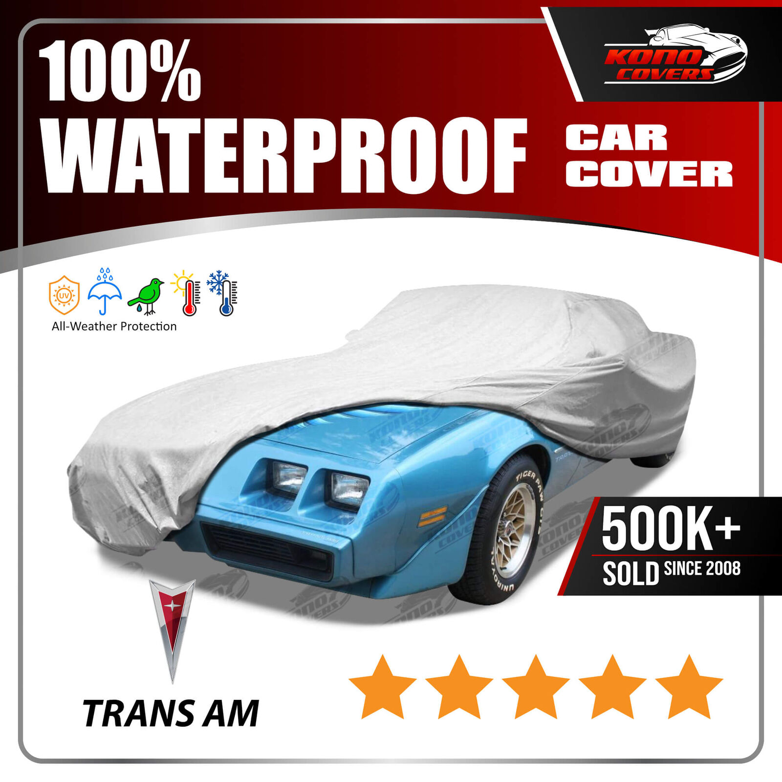 Pontiac Trans Am Silver Anniversary 1979 CAR COVER - Protects from ALL-WEATHER