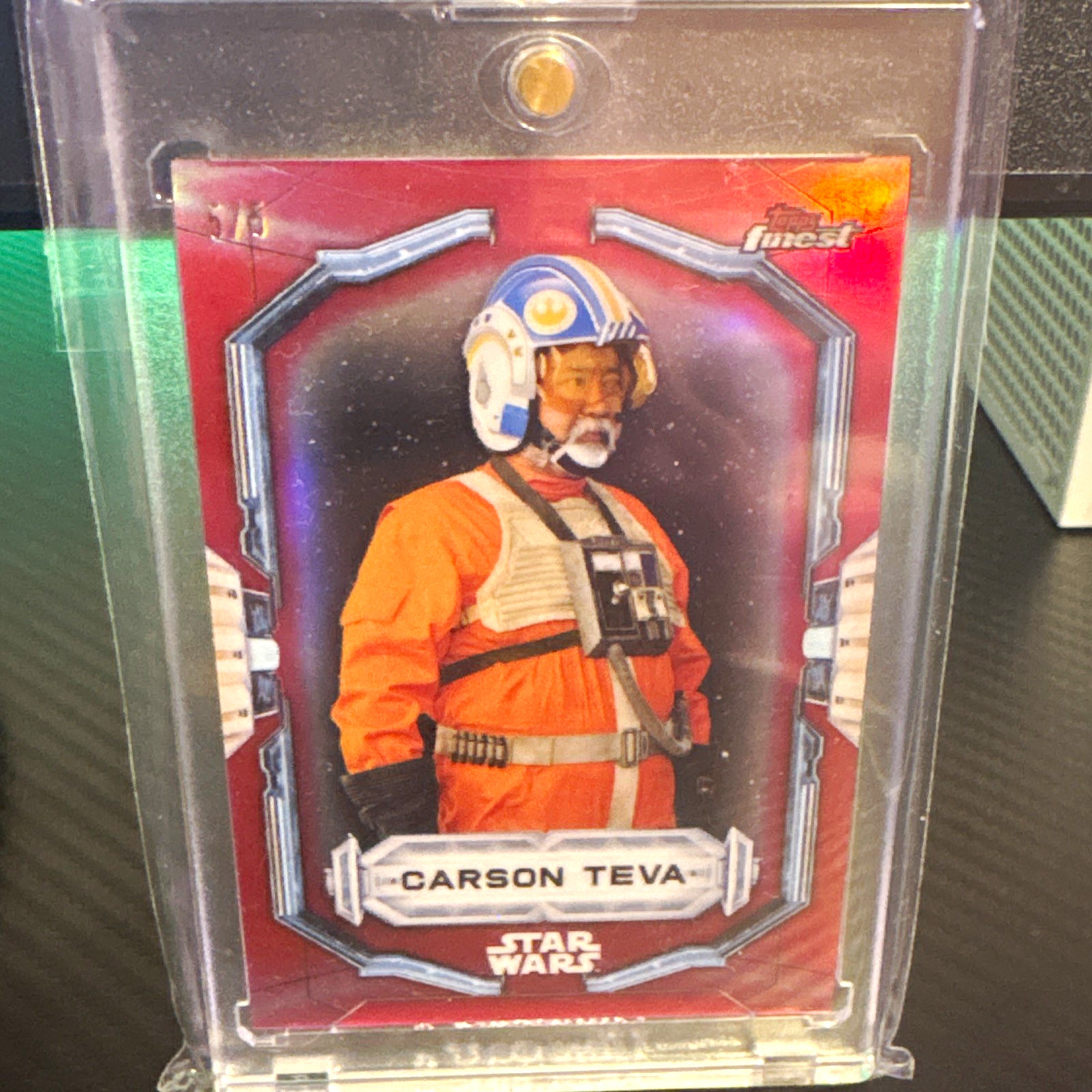 Topps 2024 Finest Star Wars Mandalorian Carson Teva #19 Serial Numbered 5/5