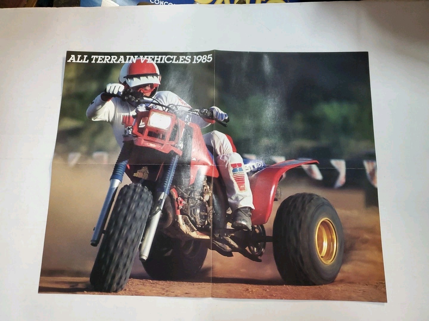 NOS/Original 1985 Honda All Terrain Vehicle/ATC Brochure/Poster ATC250R Odyssey 