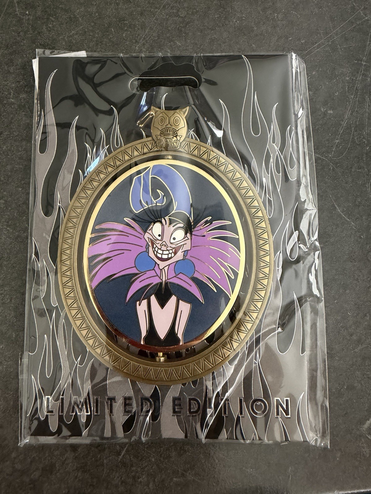 D23 WDI Magical Transformations Emperors New Groove Yzma Cat Spinner LE 300 Pin