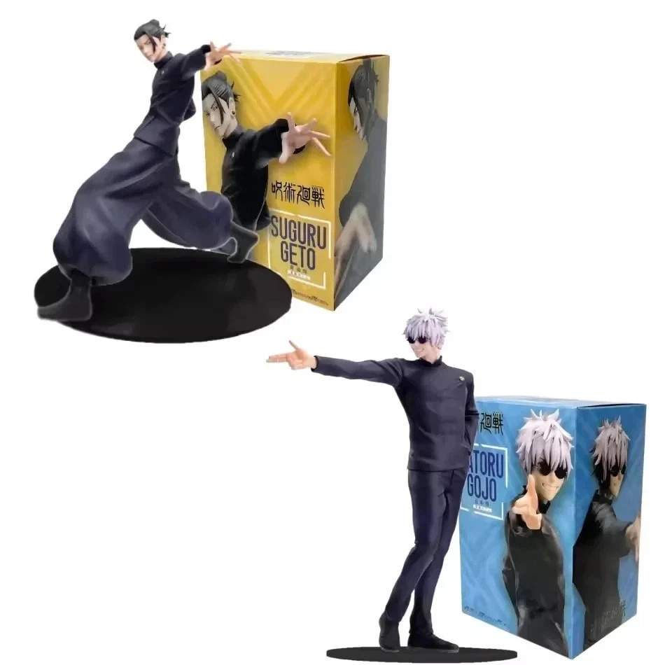 2 Jujutsu Kaisen Anime Figure Satoru Gojo And Geto Suguru 13.5 Cm Stock New Gift
