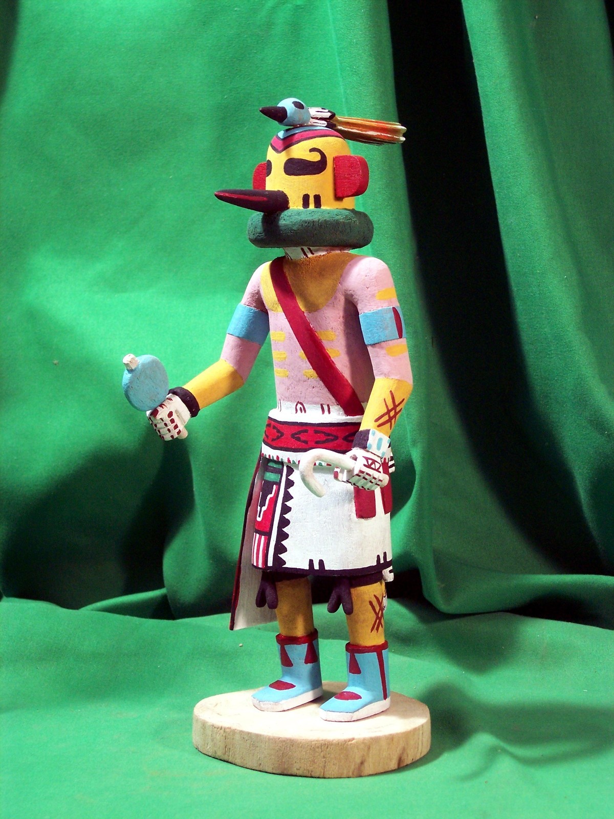 Hopi Kachina Doll - The Parrot Kachina by Conrad Torivio - Outstanding