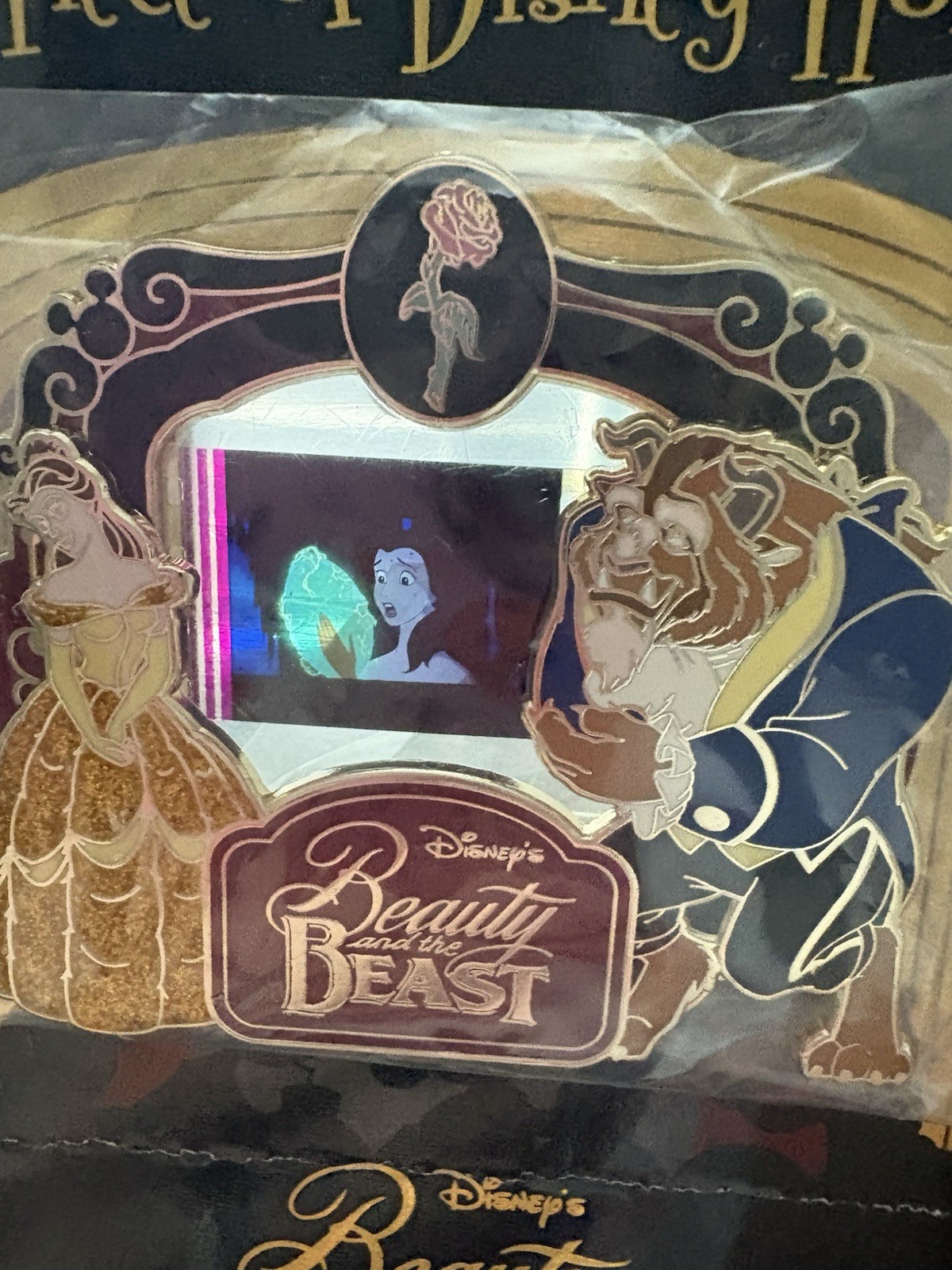 A Piece Of Disney Movies, Beauty And The Beast Belle Mirror Le 2000 Pin