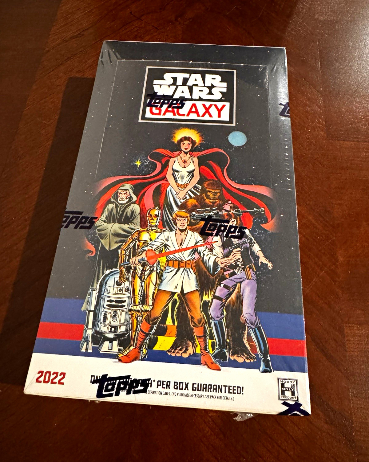 Topps 2022 Chrome Star Wars Galaxy Hobby Only Sealed Box 72 Cards