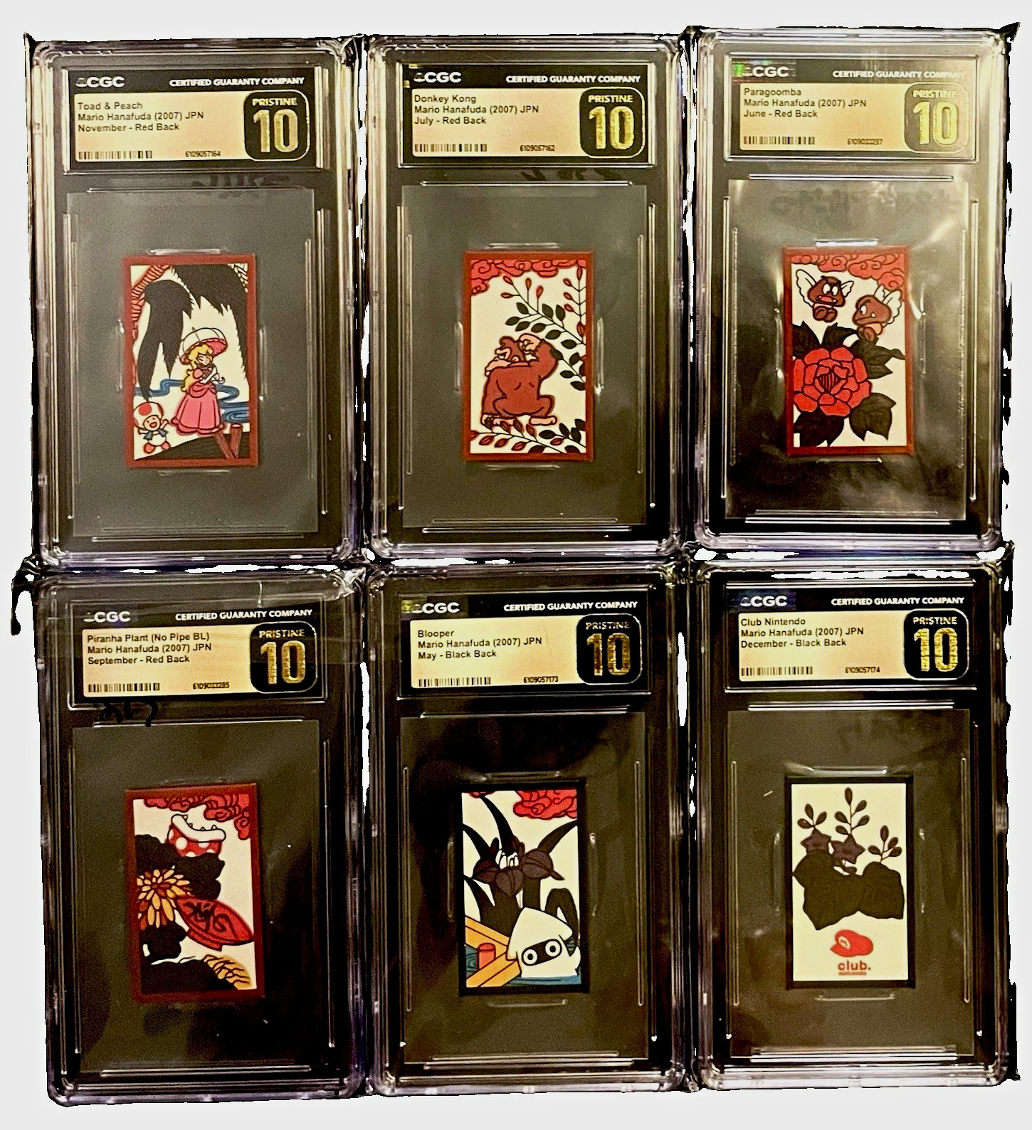 Mario Hanafuda CGC 10 Lot (18)