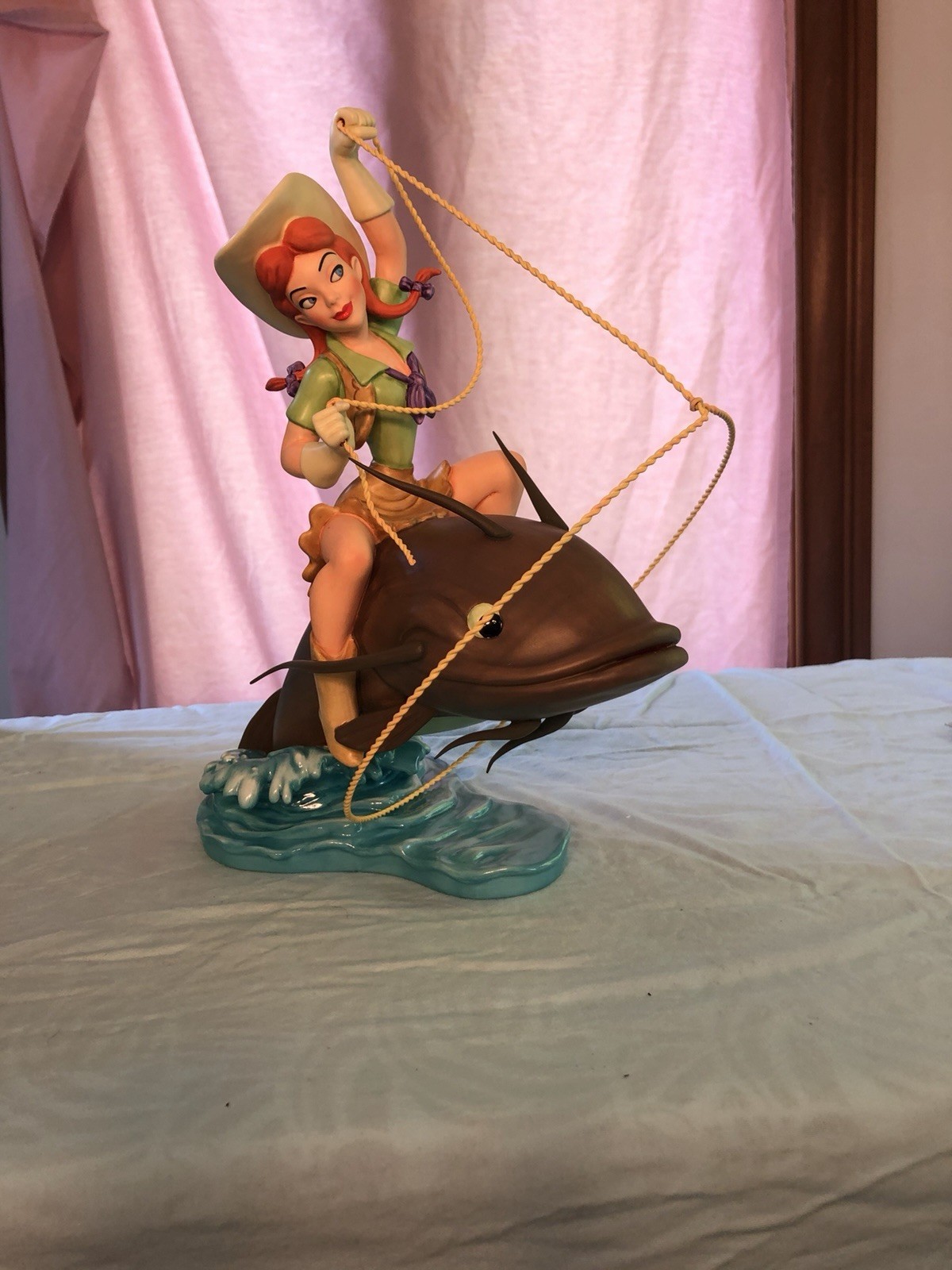 DISNEY WDCC AMERICAN HEROES MELODY TIME 1995 SLUE FOOT SUE WITH COA & BOX