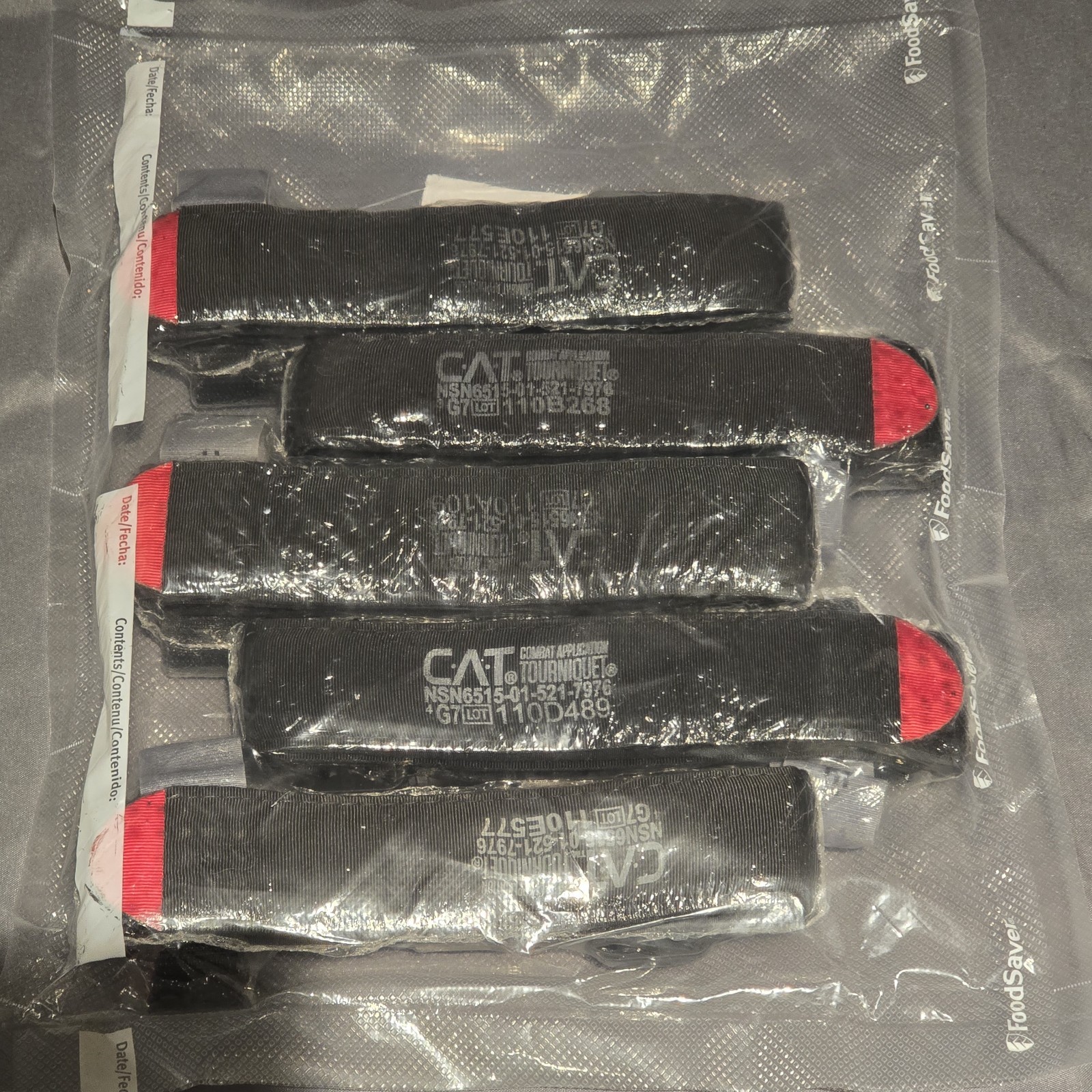 Genuine NAR  CAT Gen 7 Combat Application TQ ( PACK OF 5 ) NEW 