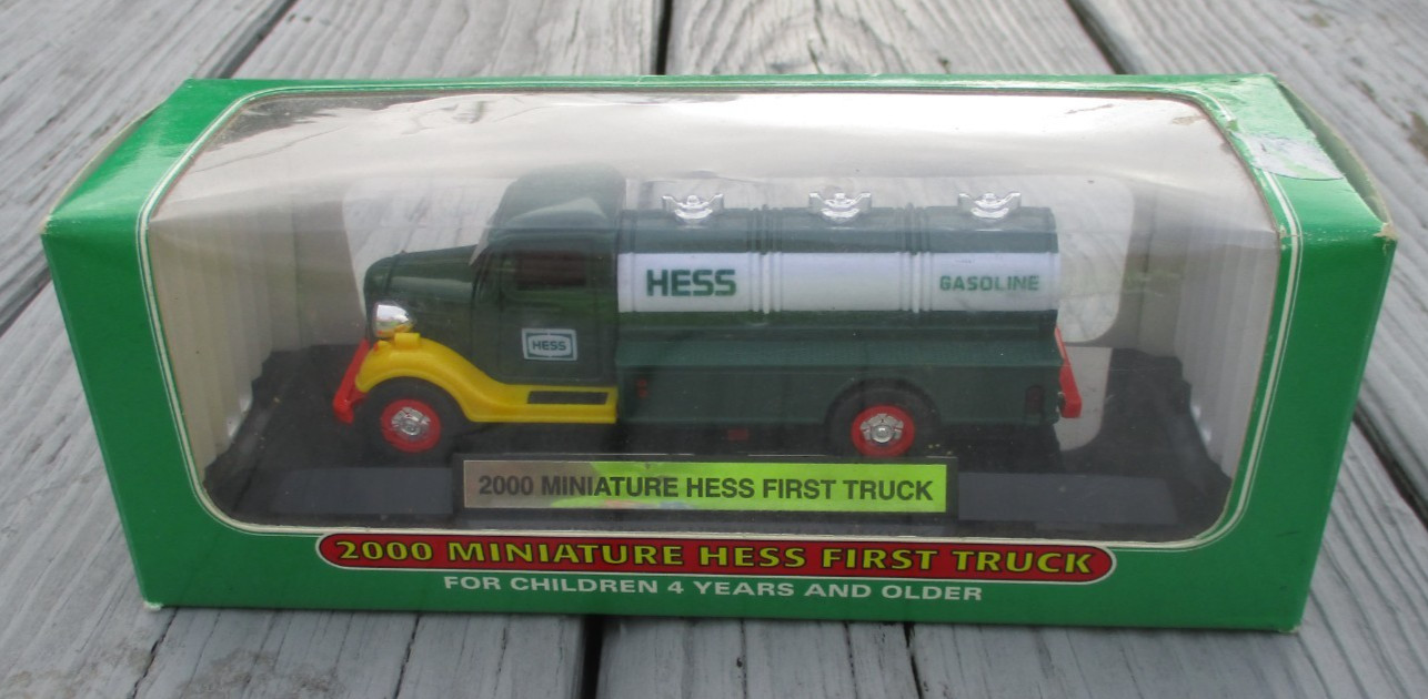 2000 Miniature Hess First Truck - Hess Tanker Truck/Boxed - MIB