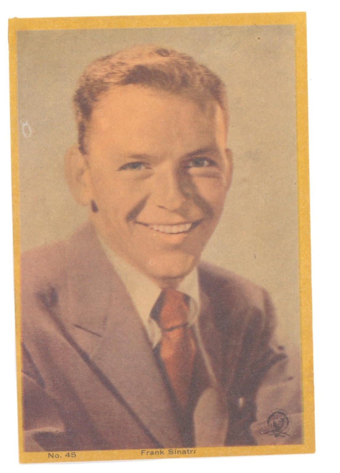 Frank Sinatra 1959 MGM Movie Star Trading Card Vintage Hollywood
