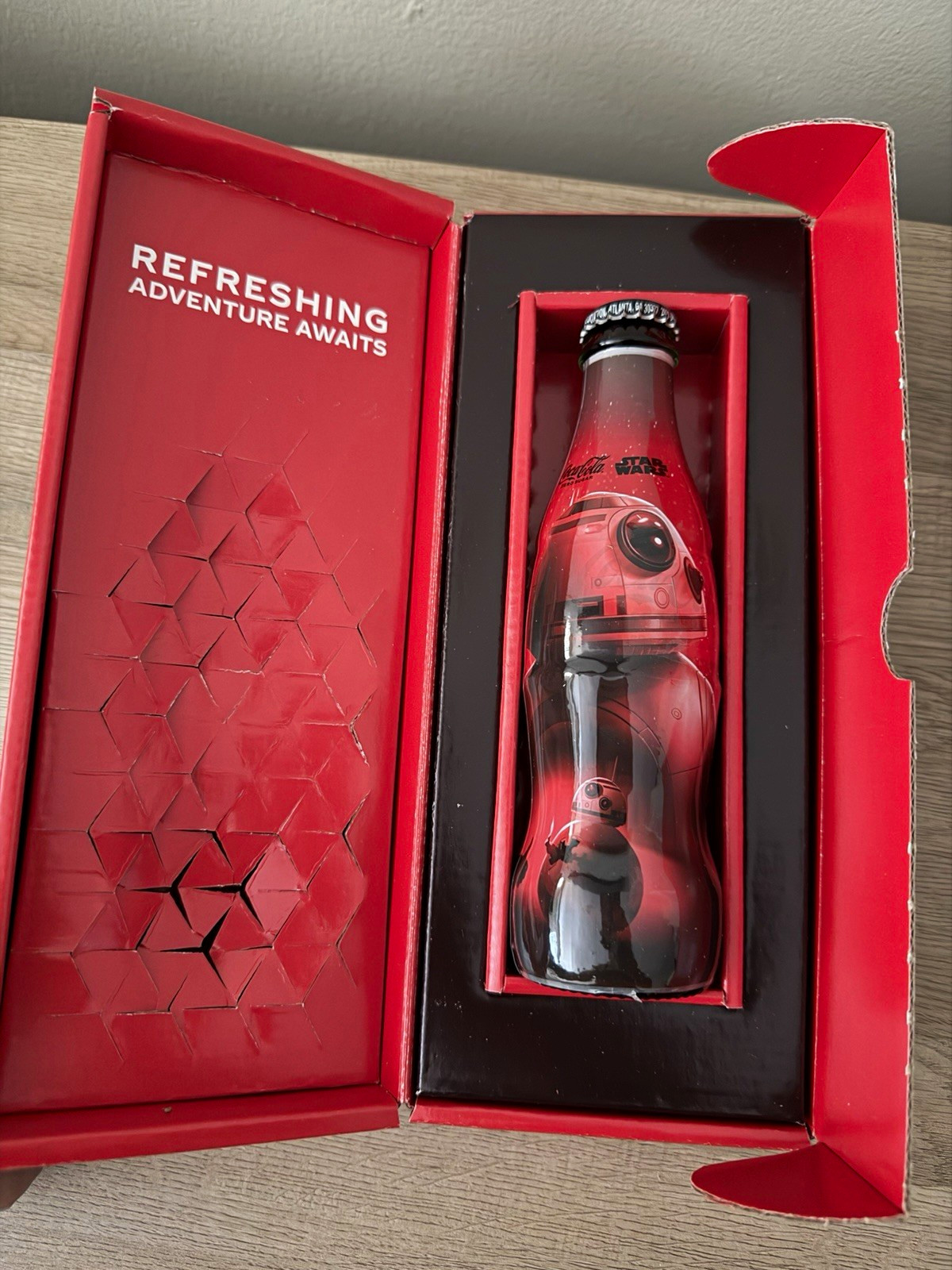 Coca-Cola Zero Sugar Star Wars Limited Edition Collectible Bottle w/ Box