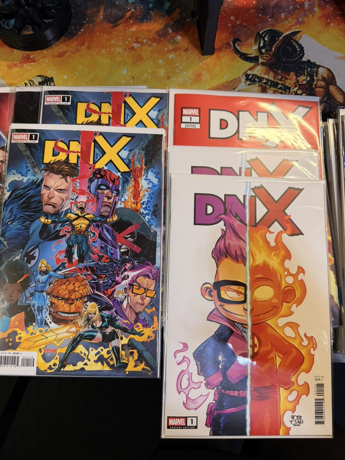 DNX #1 5 Cover Bundle. Big Discount All New Marvel. Bags & Boards incl.