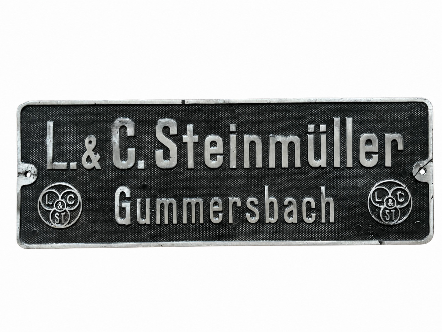 German railway L.&C. Steinmüller Gummersbach 1930's Locomotive Builders Plate