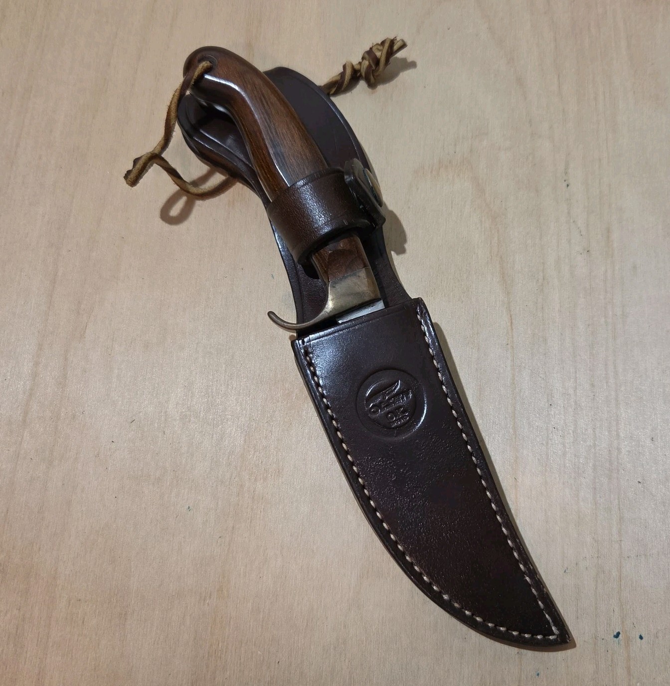 Vintage Olsen OK Hunting Knife Fixed Blade 9.25