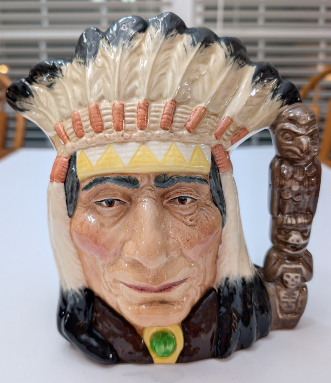Royal Doulton - Large Character Jug - North American Indian - D6611 - 1966